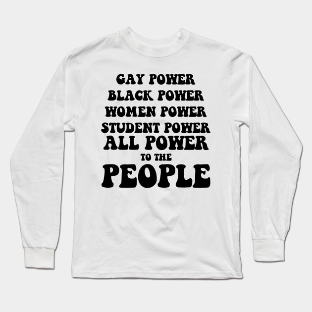 ALL POWER Long Sleeve T-Shirt by TheCosmicTradingPost